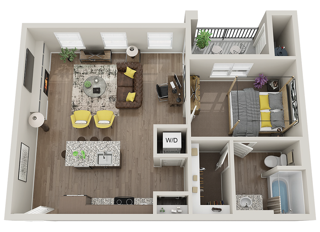 Halo 3D Floorplans